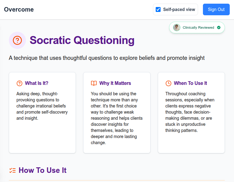 Platform reading resources section