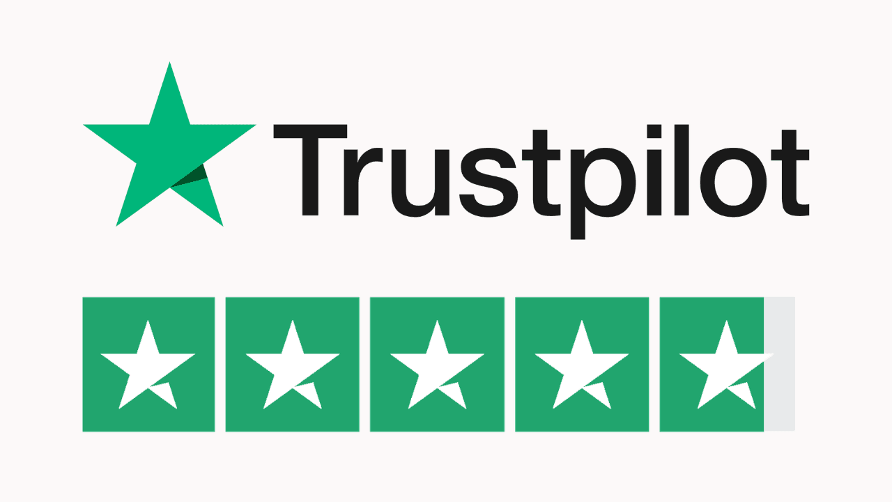 Trustpilot 5 stars rating - Click to view reviews